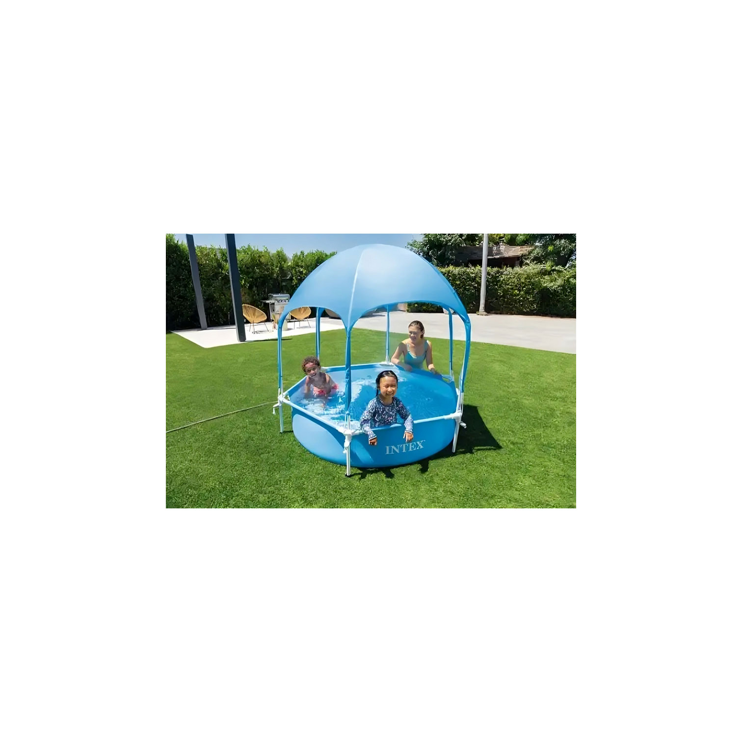 INTEX Round Pool With Canopy 183*38