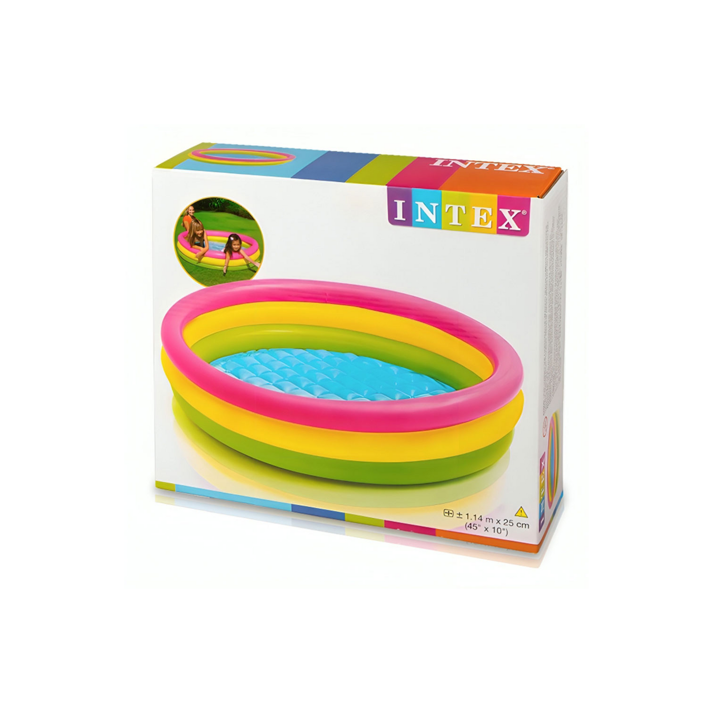 INTEX 3-Ring Round Pool Boxed 114*25