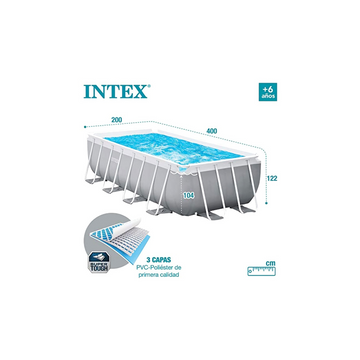 INTEX Rectangular Pool Set 400*200*122