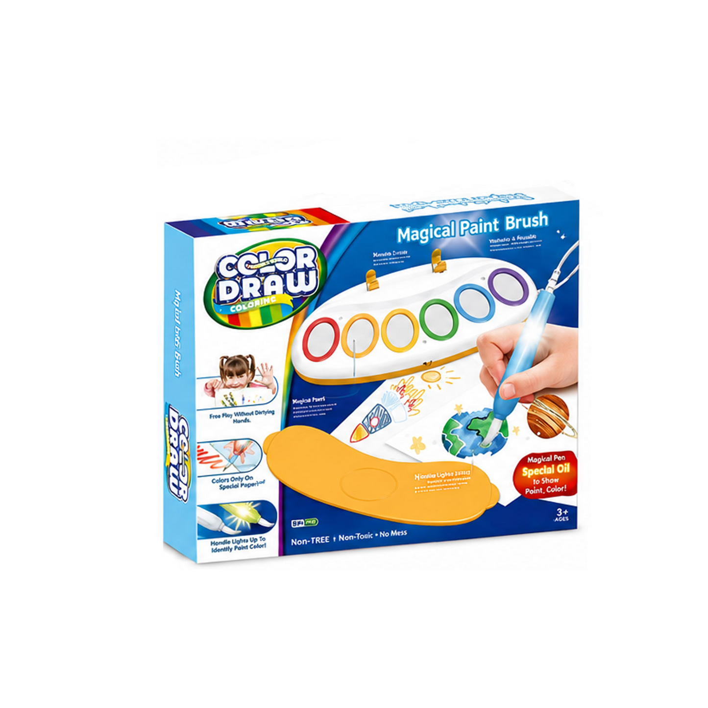 Magic coloring in a box