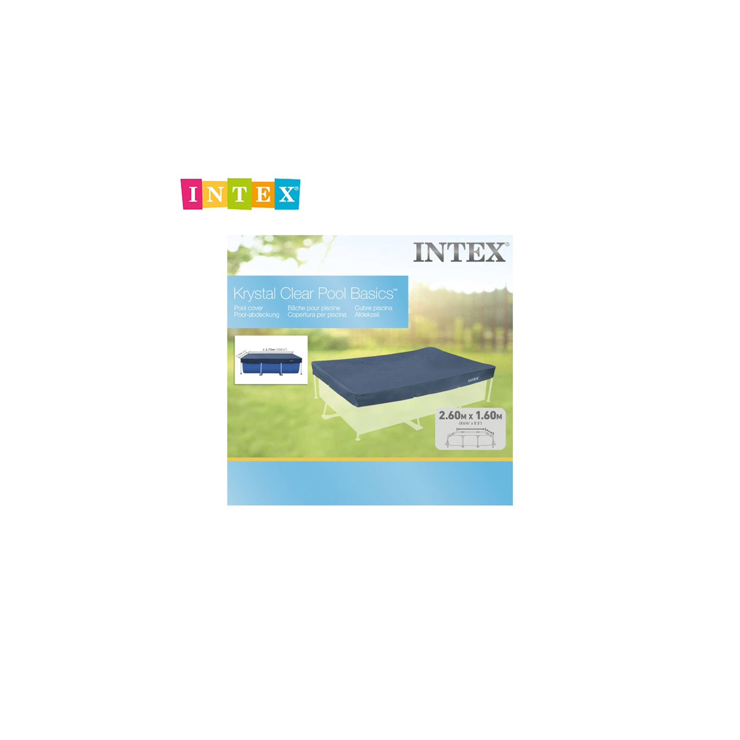 INTEX Cover Rectangular Pool 260*160