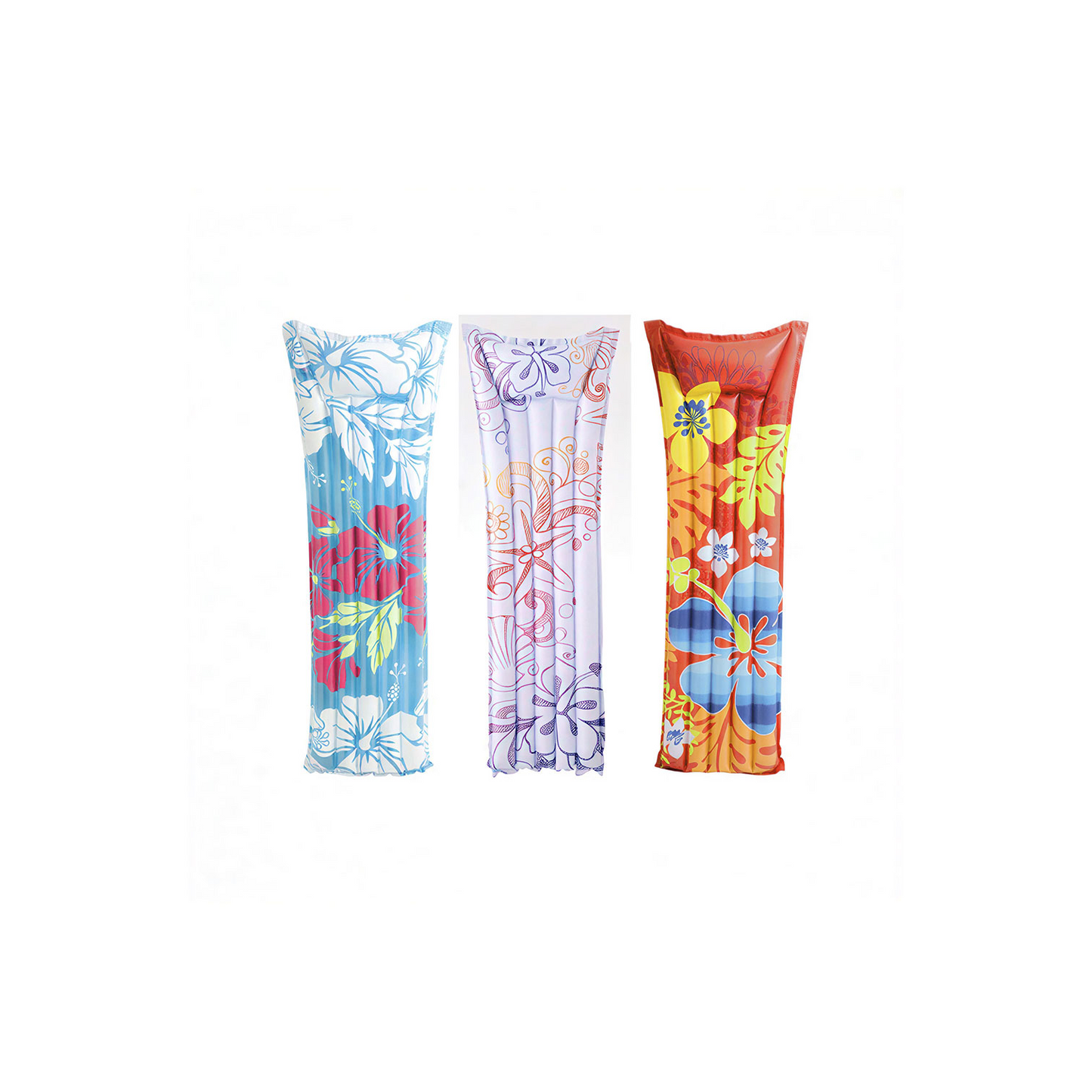 INTEX Transparent Beach Float Mattress 183*69 Bagged