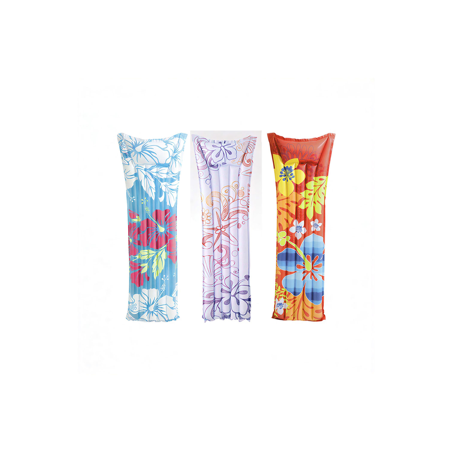 INTEX Transparent Beach Float Mattress 183*69 Bagged