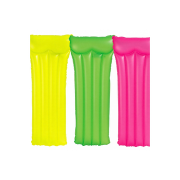 INTEX NEON Float Mattress Plain Assorted 183*76 Bagged