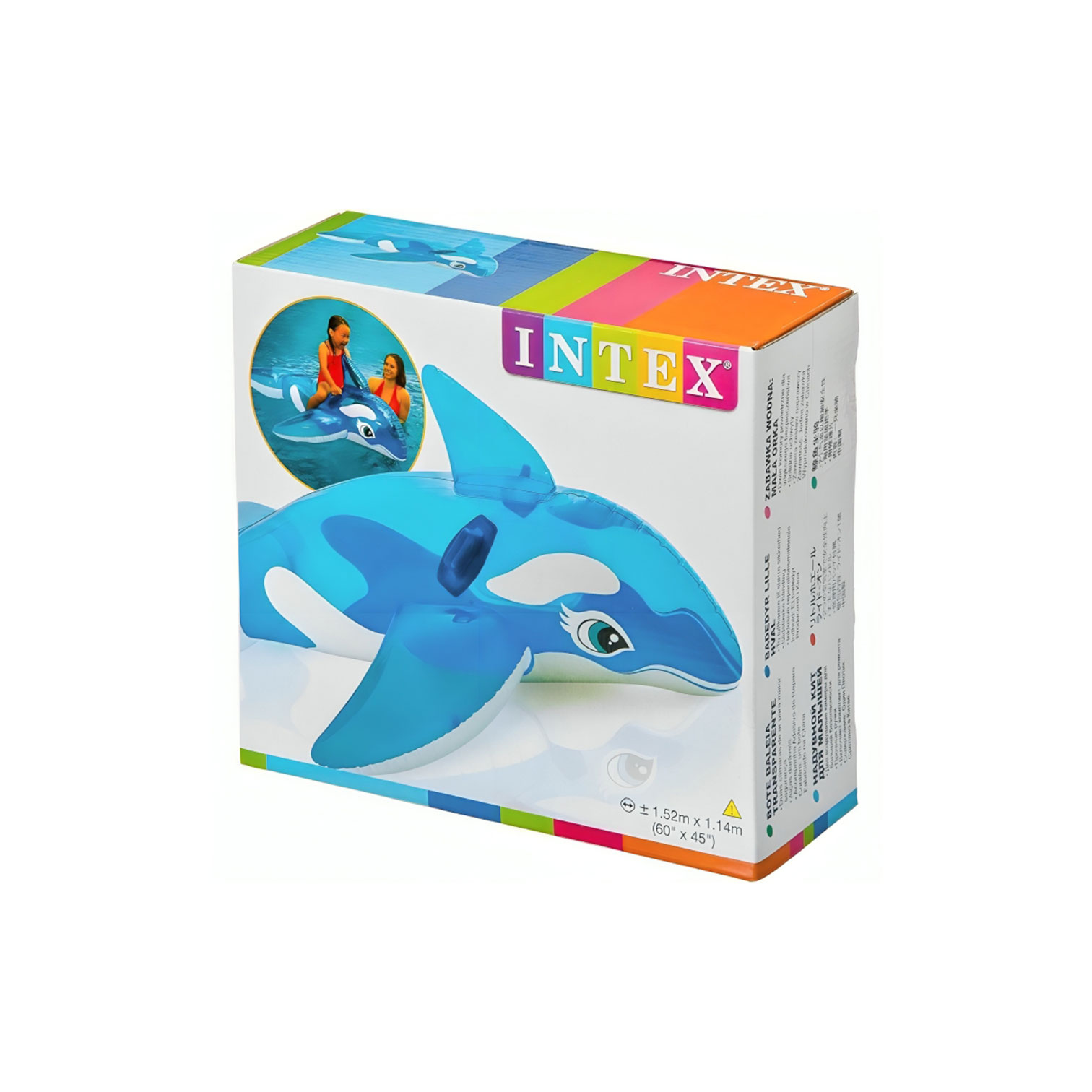 INTEX Blue Inflatable Whale 152*114