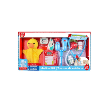 doctor set with duck marionette