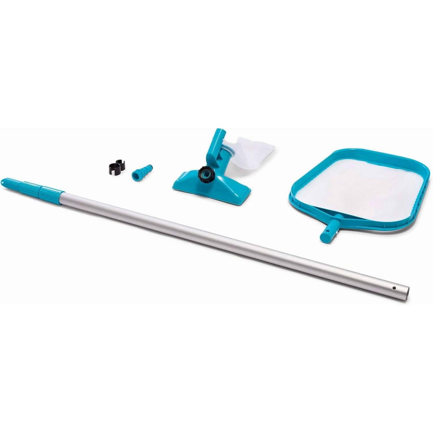 INTEX 28002 Pool Maintenance Kit with Telescopic Pole, Vacuum Head, and Skimmer Net