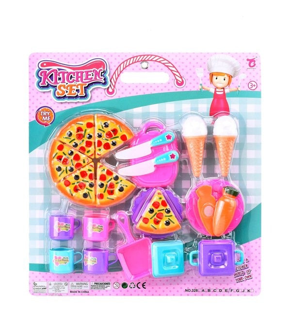 Pizza kitchen set karouttoys