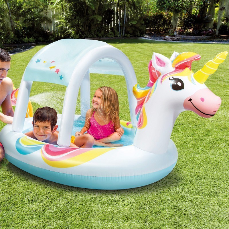 INTEX Unicorn spray pool 254x132x109cm