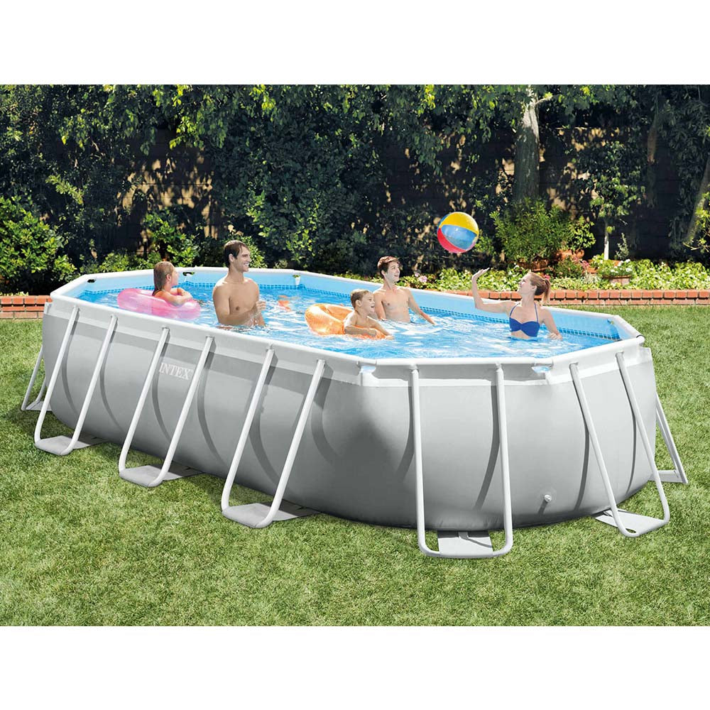 INTEX Tube-Shaped Oval Above Ground Pool 503x274x122cm