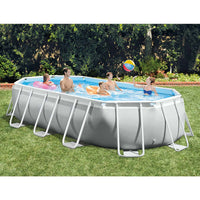 INTEX Tube-Shaped Oval Above Ground Pool 503x274x122cm