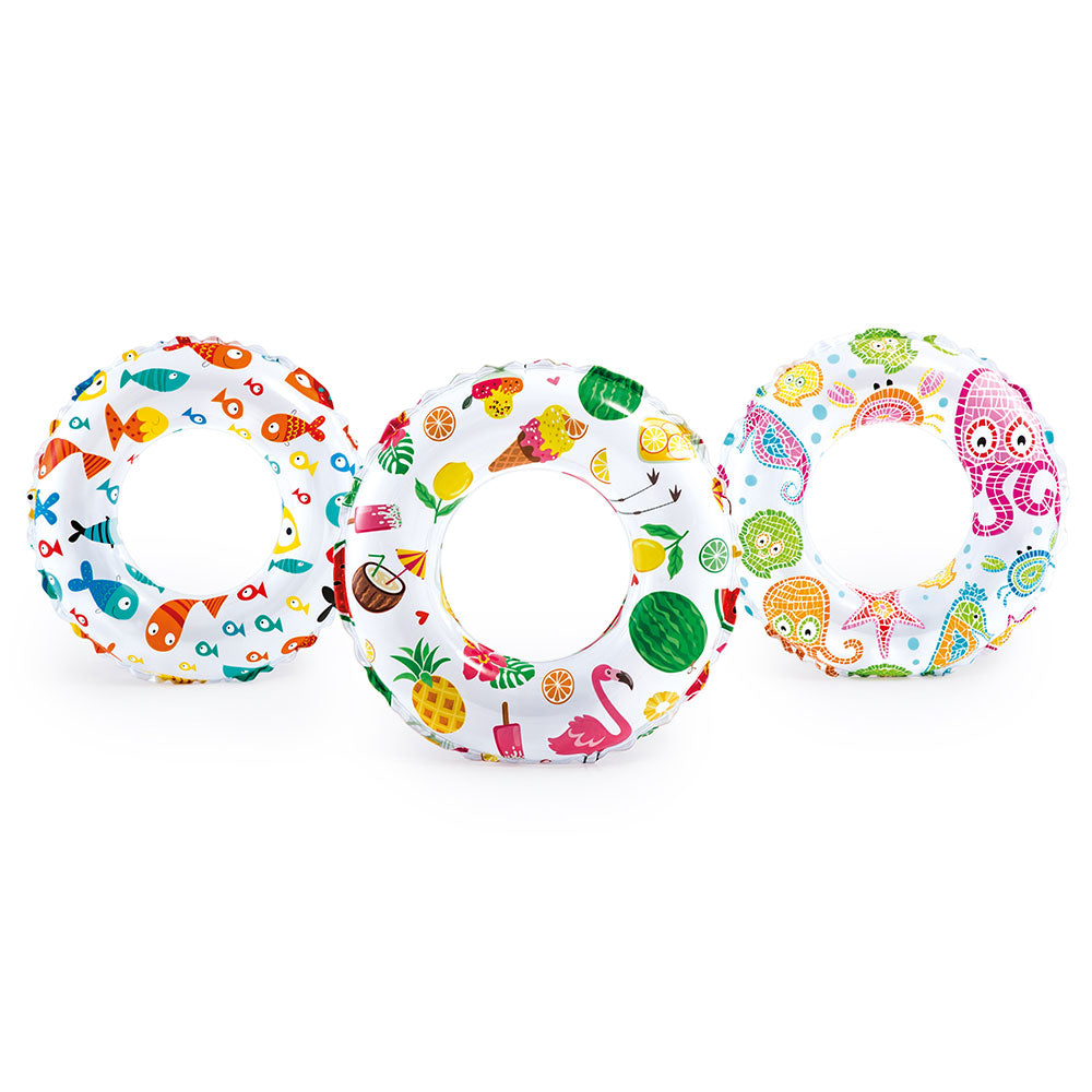 INTEX 15cm Lively Print Swim Ring